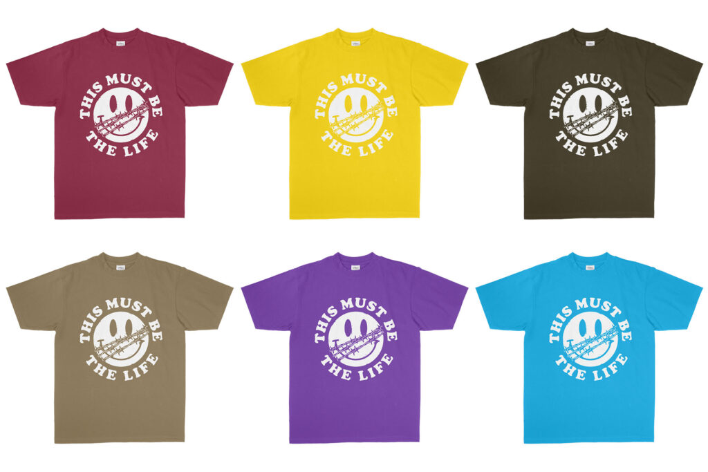 different colors t-shirt mockups