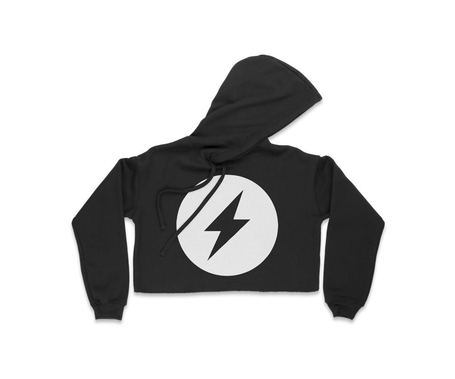 Bella + Canvas 7502 Crop Hoodie Mockups