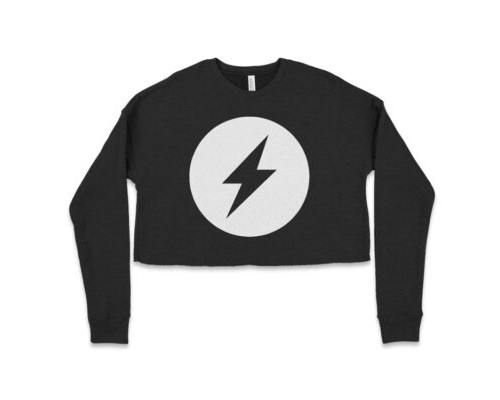 Bella + Canvas 7503 Crop Sweatshirt Mockups