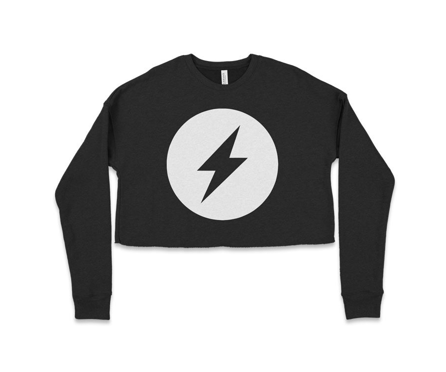 Bella + Canvas 7503 Crop Sweatshirt Mockups